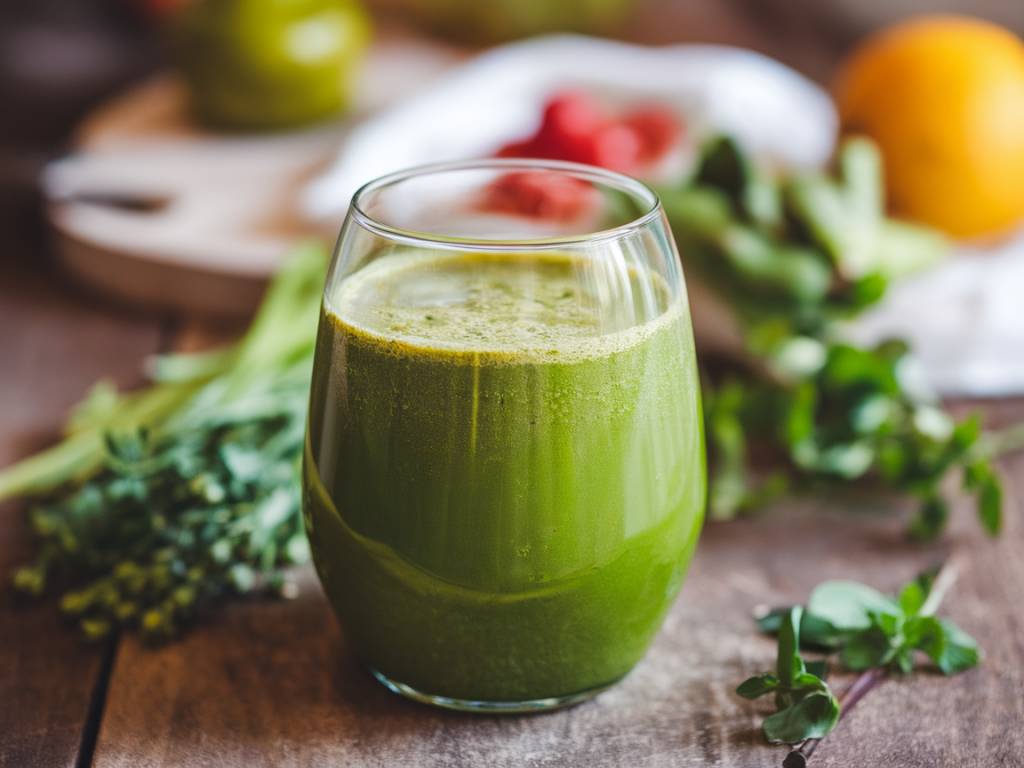 Recette revitalisante : jus detox à base de plantes sauvages locales